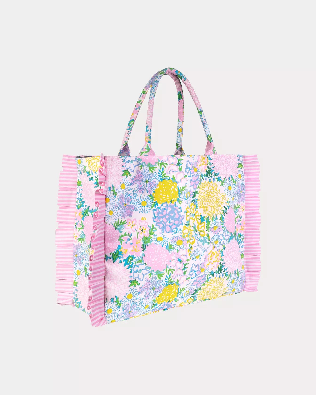 Lilly Pulitzer Ruffle Tote, Lilly Garden Home