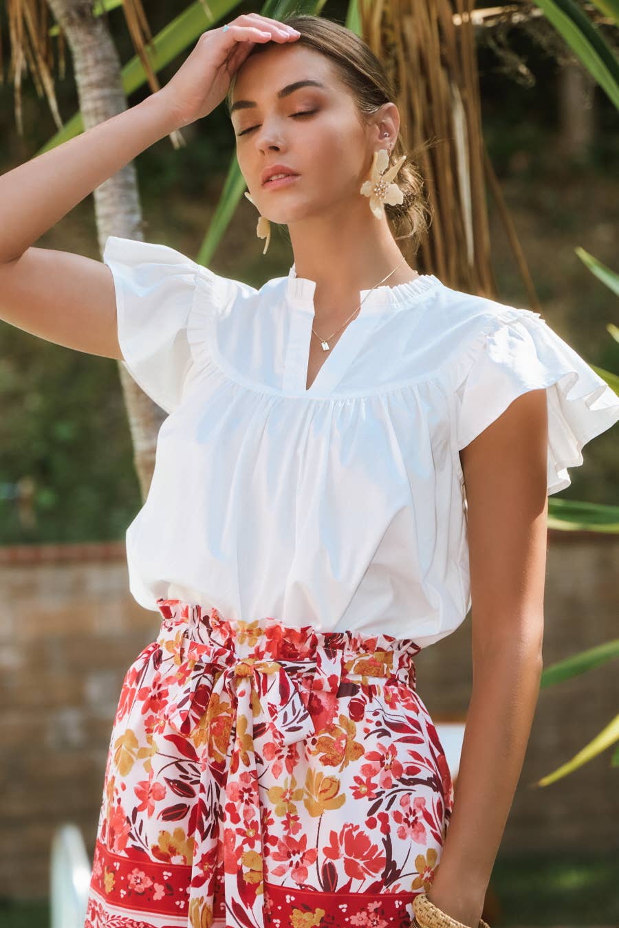 Chloe Poplin Blouse