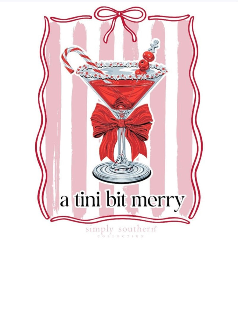 Simply Southern Tini Bit Merry Crewneck