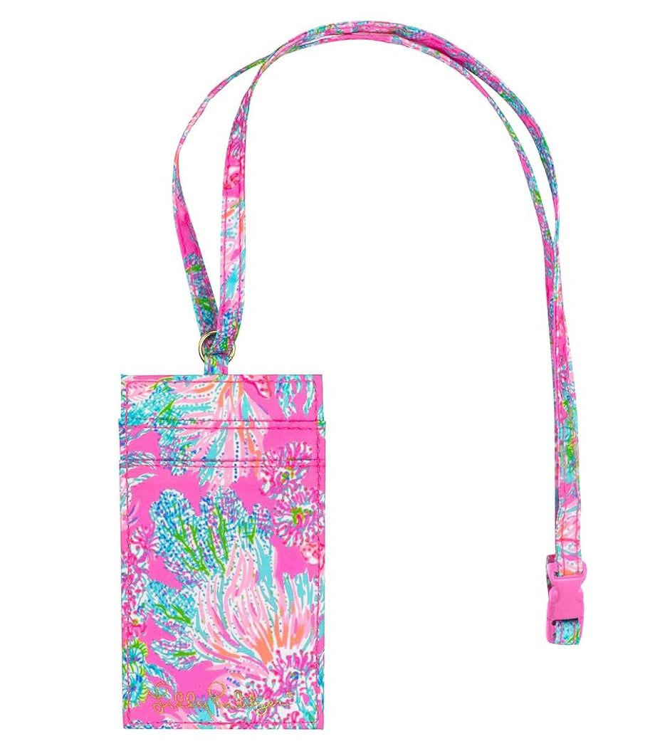 Lilly Pulitzer ID Lanyard Seaing Things