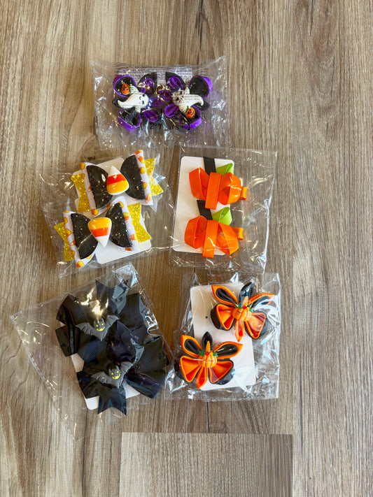 Halloween Kids Bows