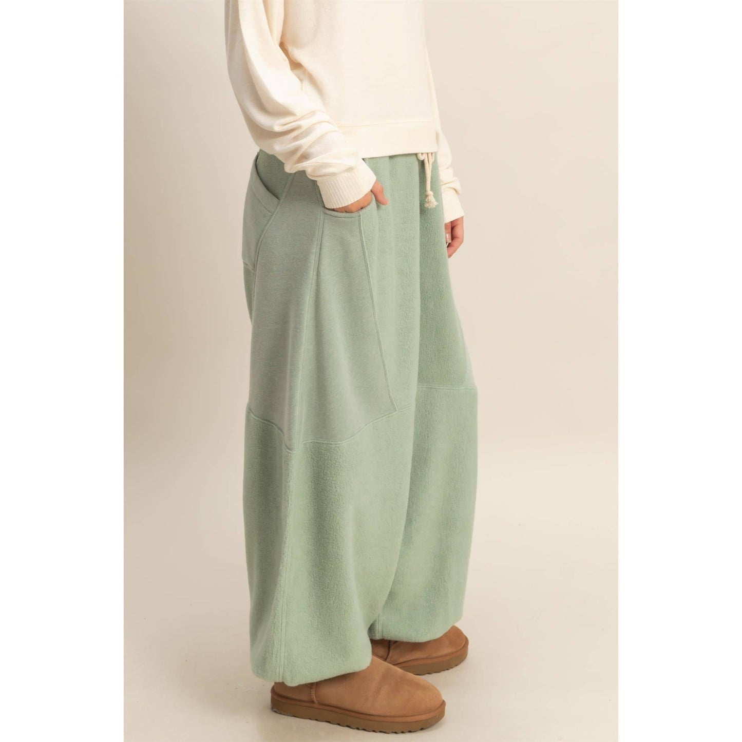 Consta Contrasting High-Waist Sweatpants
