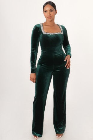 Valerie Velvet Jumpsuit