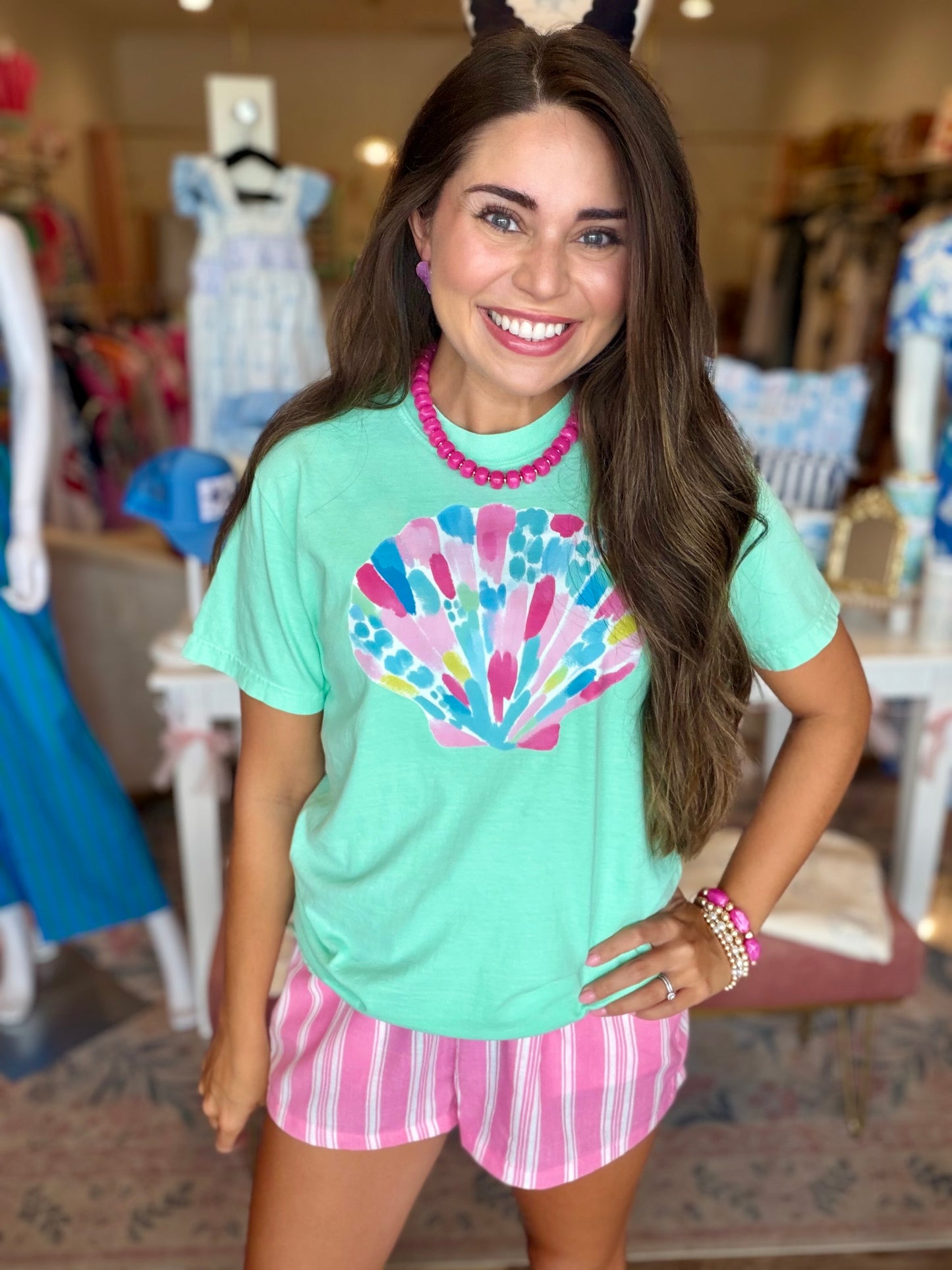 Watercolor Shell Tee