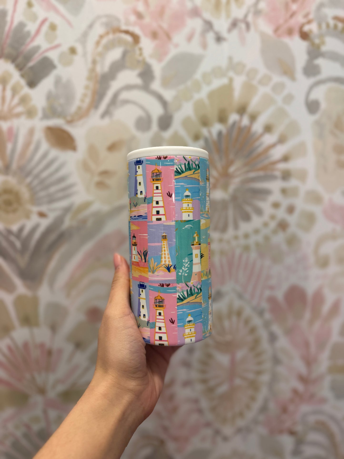 KSea & Co Colored Lighthouse Slim Can Coolers