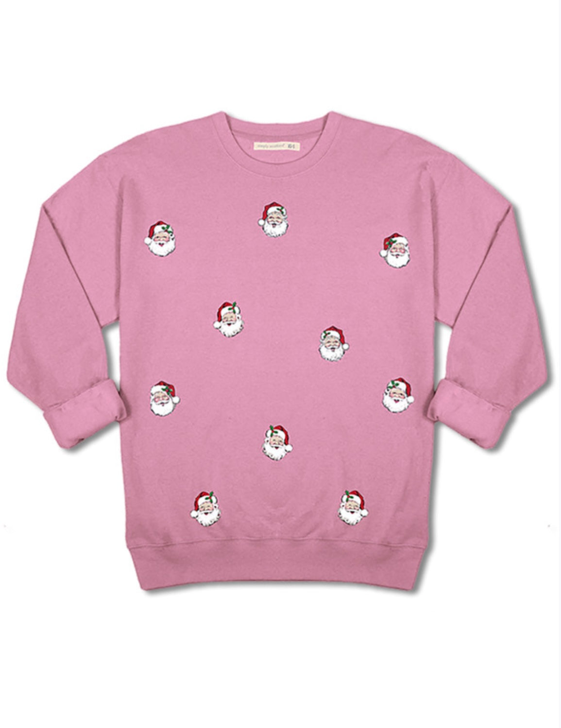 Simply Southern Bubble Gum Santa Crewneck