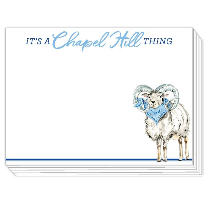 It's a Chapel Hill Thing Ram Slab Pad
