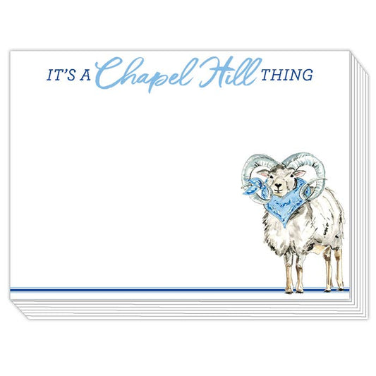 It's a Chapel Hill Thing Ram Slab Pad