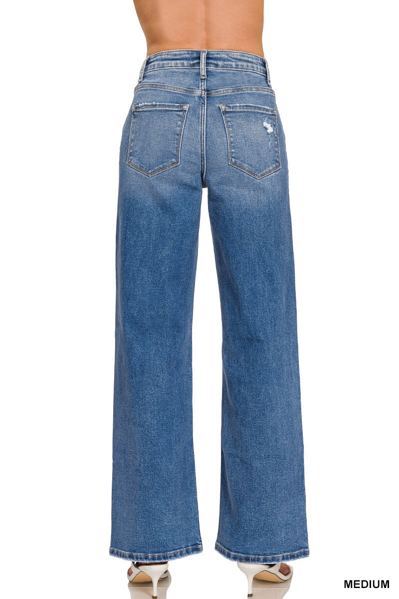 Hayley High Waist Straight Jeans