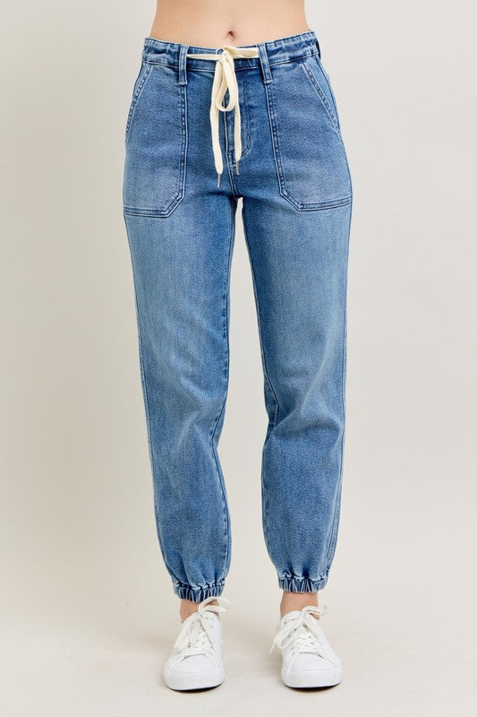 Judy Blue High Waisted Denim Jogger