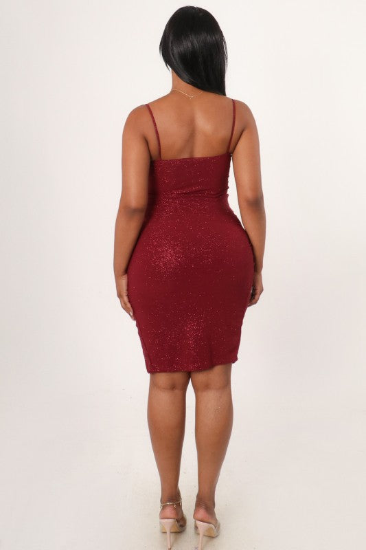Grady Glitter Body Con Dress