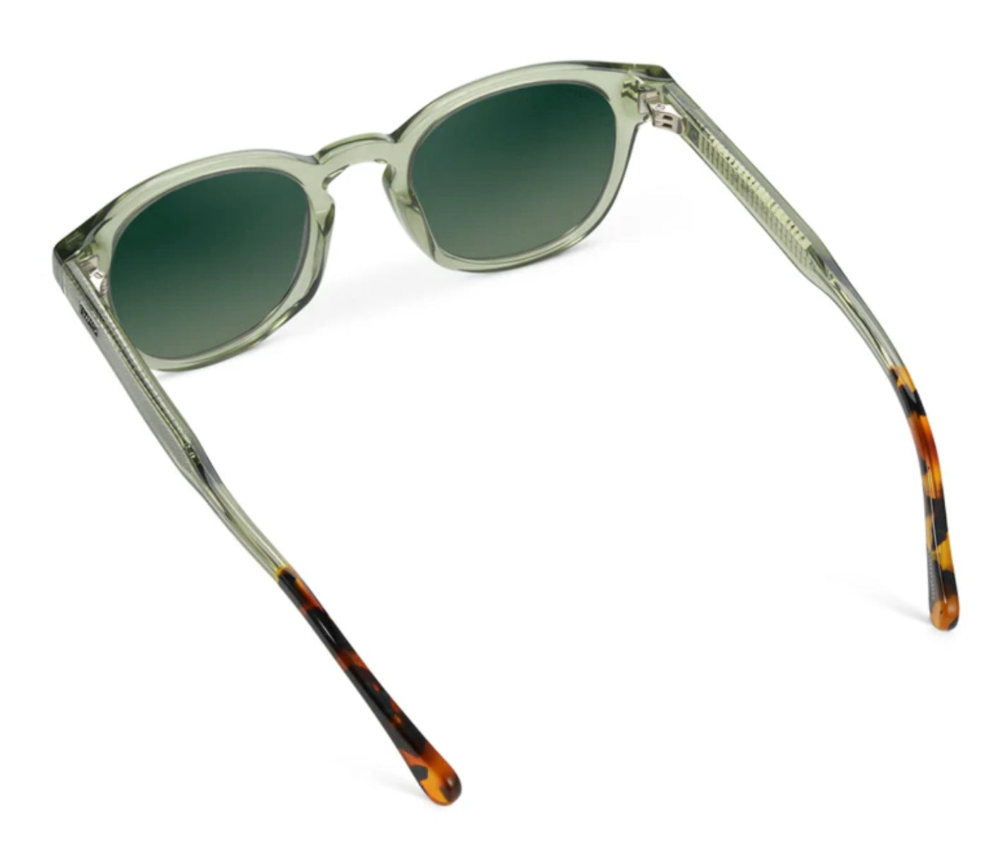 WMP Felix Polarized Sunglasses Palm Green and Smoke Green Gradient Lens