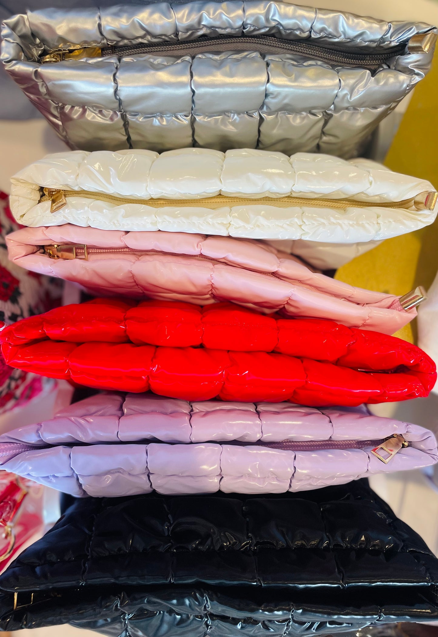 Multi-Color Puff Pouches