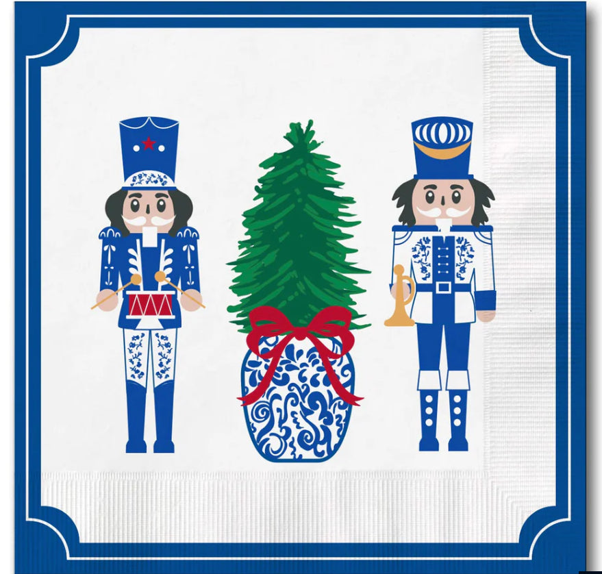 Mary Square Merry Marchers Cocktail Napkin