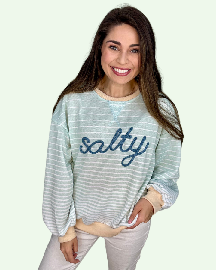 Simply Southern French Terry “Salty” Sweatshirt