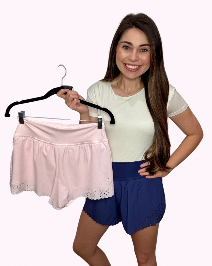 Simply Southern Scallop Laser Lace Shorts