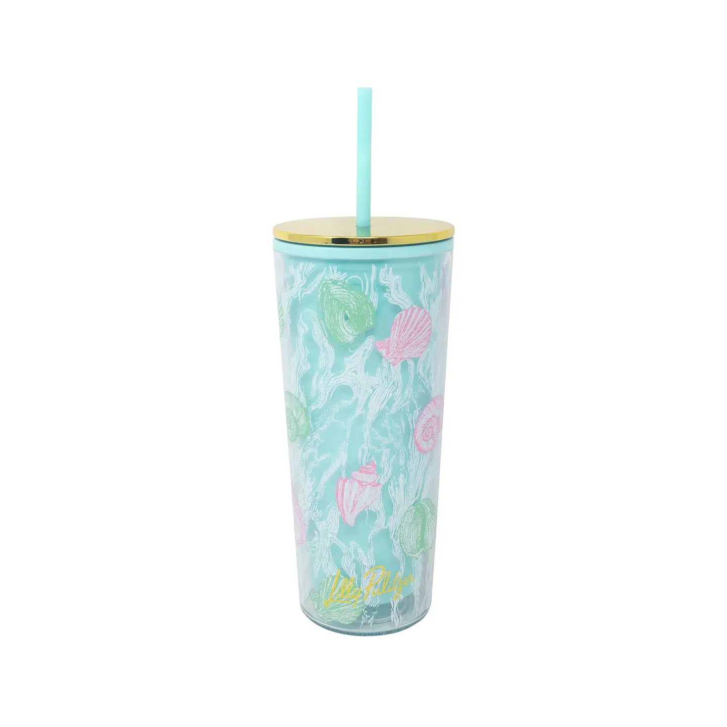 Lilly Pulitzer Tumbler with Straw, Shelden