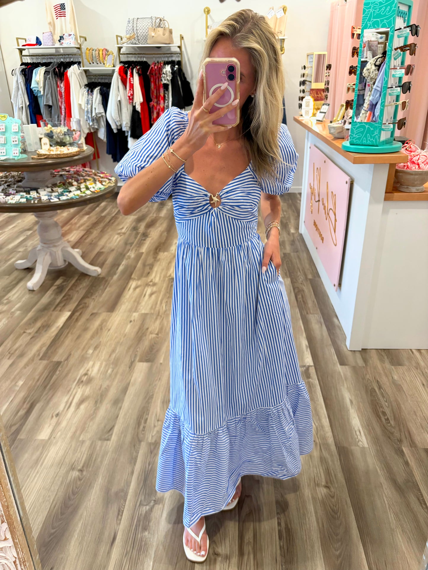 Coastal Sunset Maxi Dress