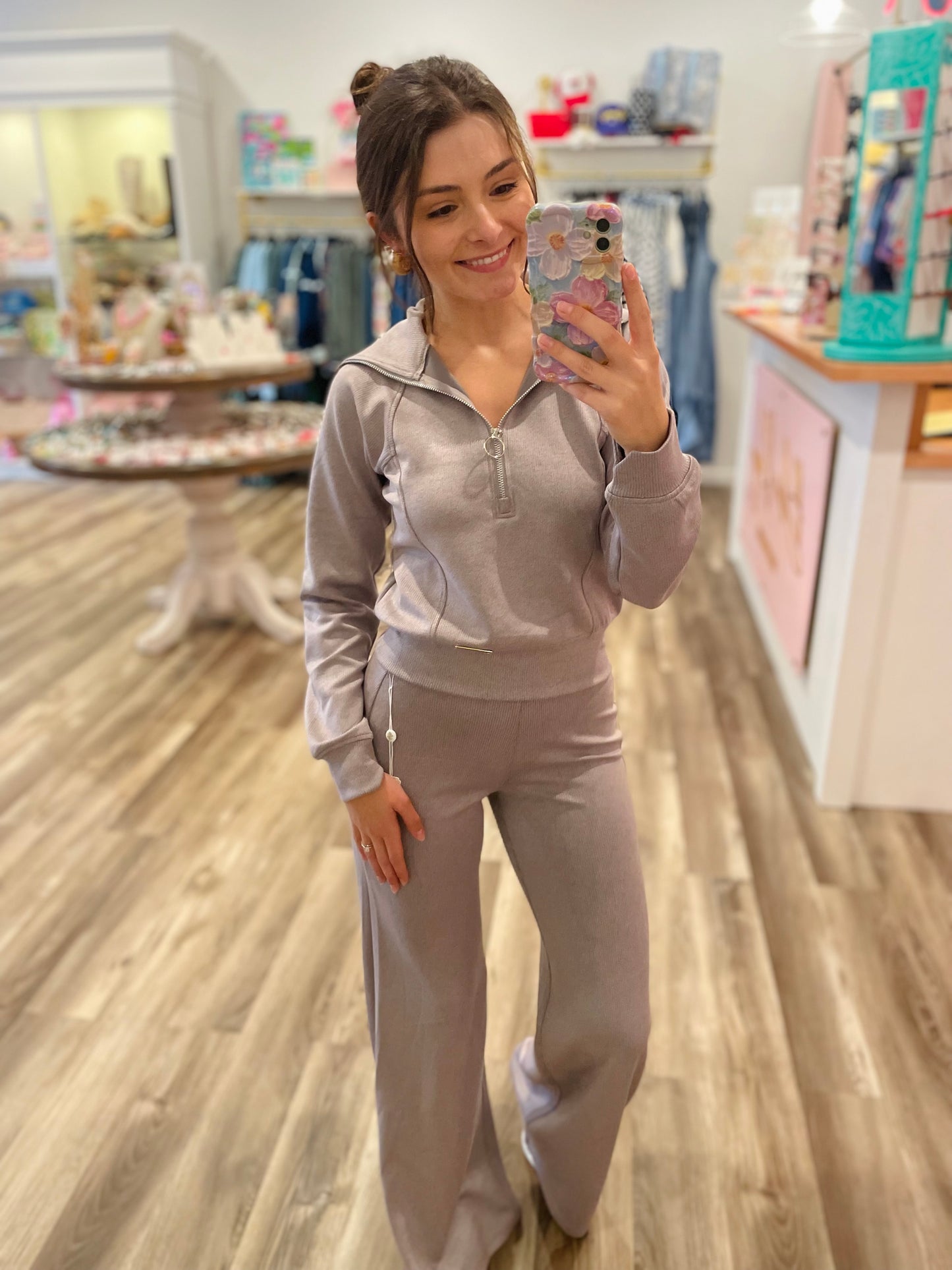 Simply Southern Violet Grey Pant