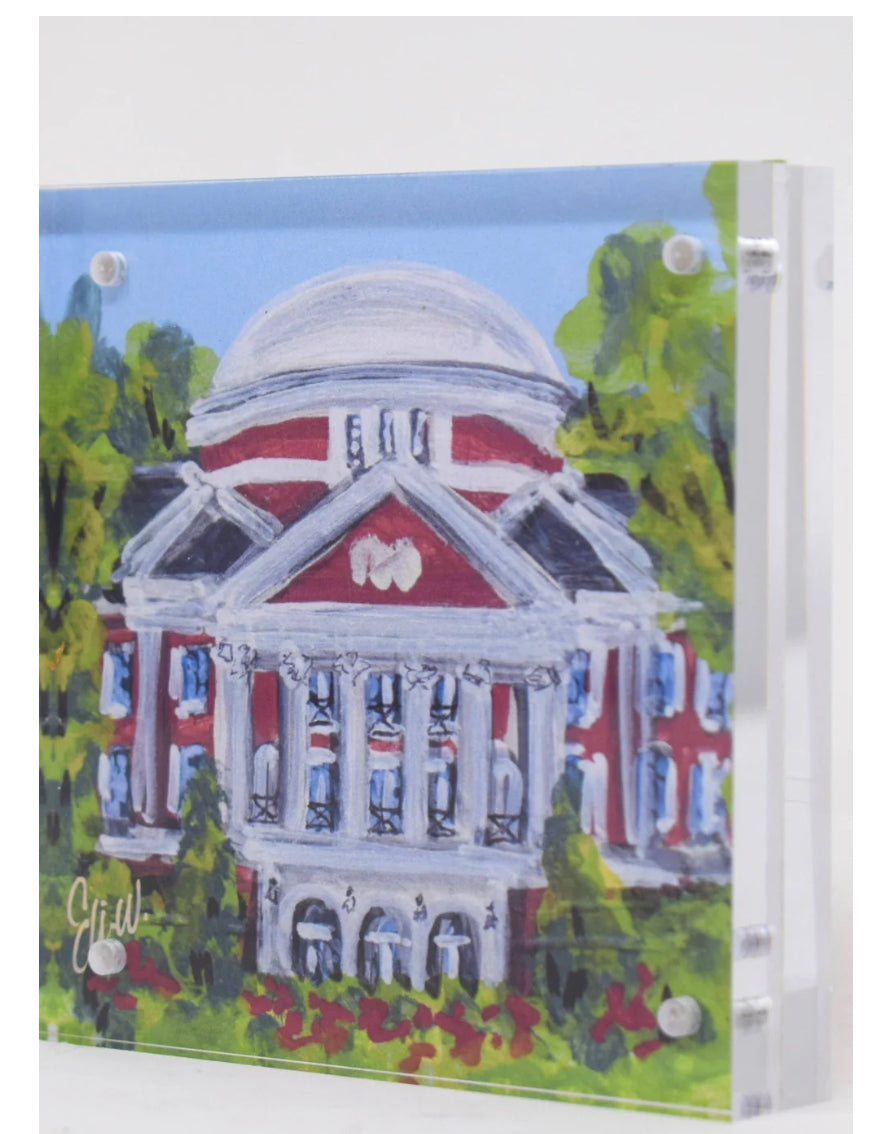 Meredith College Landmark Acrylic Block