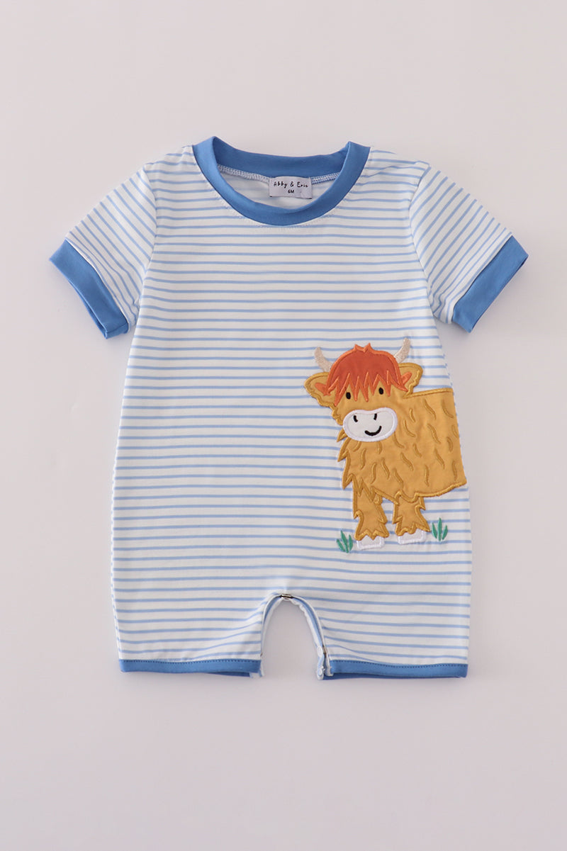 Little Boy Appliqué Buffalo Outfit