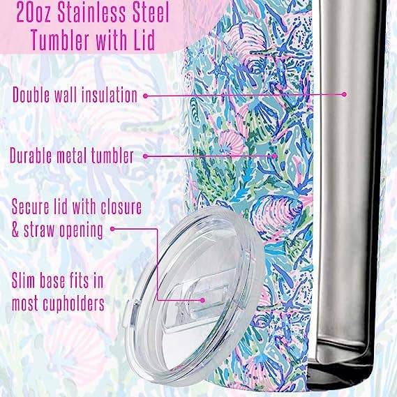 Lilly Pulitzer Stainless Steel Thermal Mug, Soleil It On Me