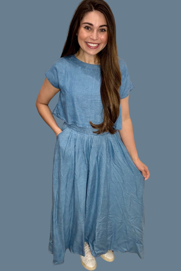 Charlotte Chambray Set
