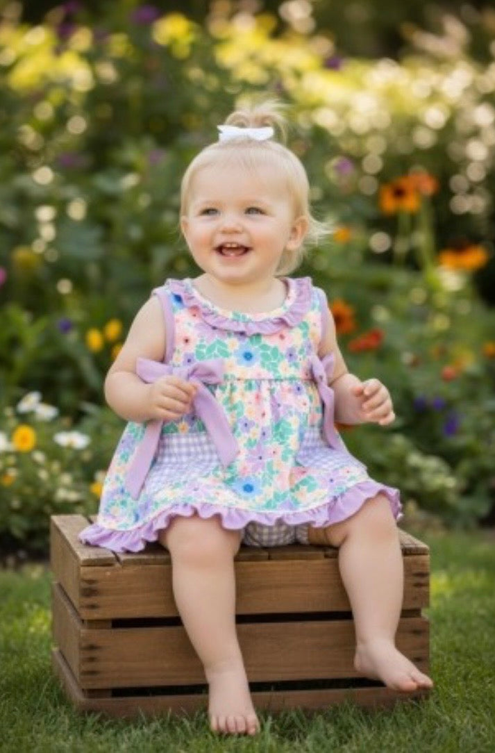 Little Girls Floral 2 Piece Set