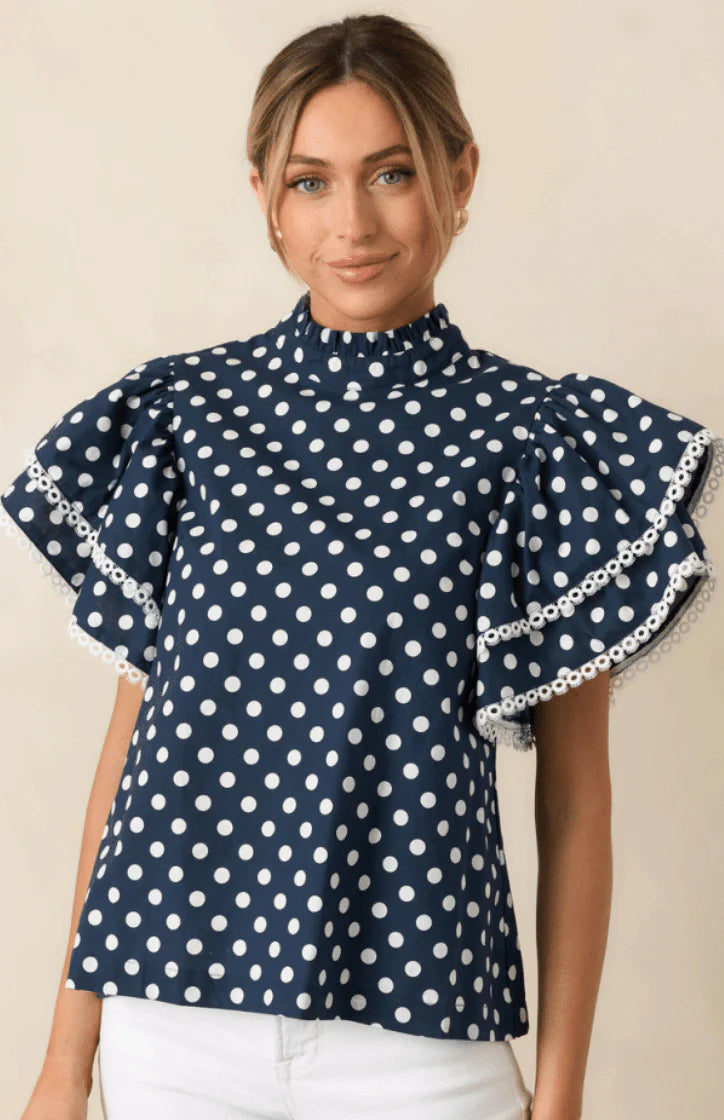 Prosperina Blair Ruffle Top