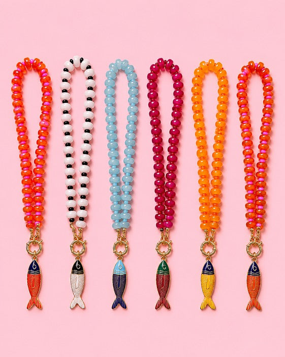 Beaded Fish Necklace