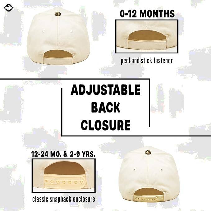 Kids/Baby Two Tone Vintage Cap: Mallard Duck-Wood Camo/Beige