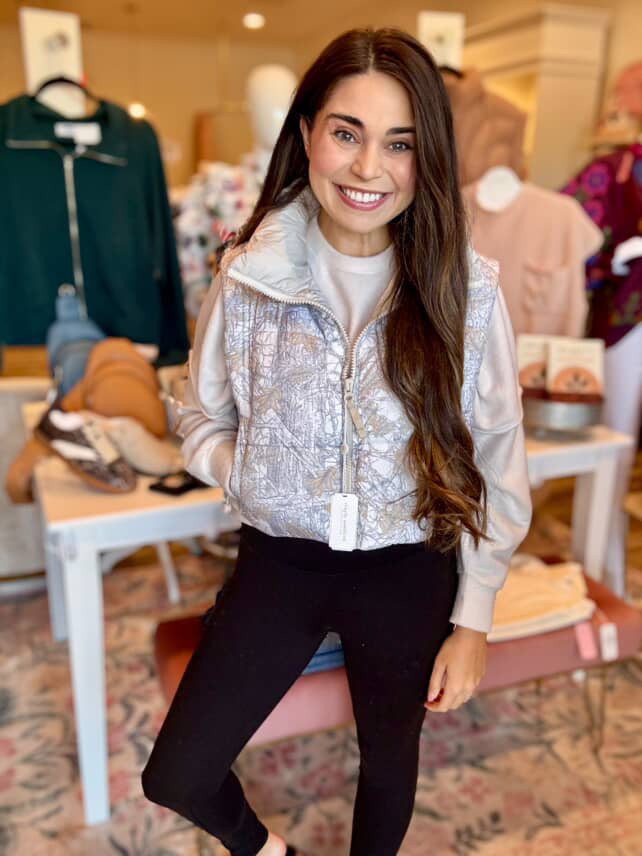 Simply Southern Camo Puffer Vest