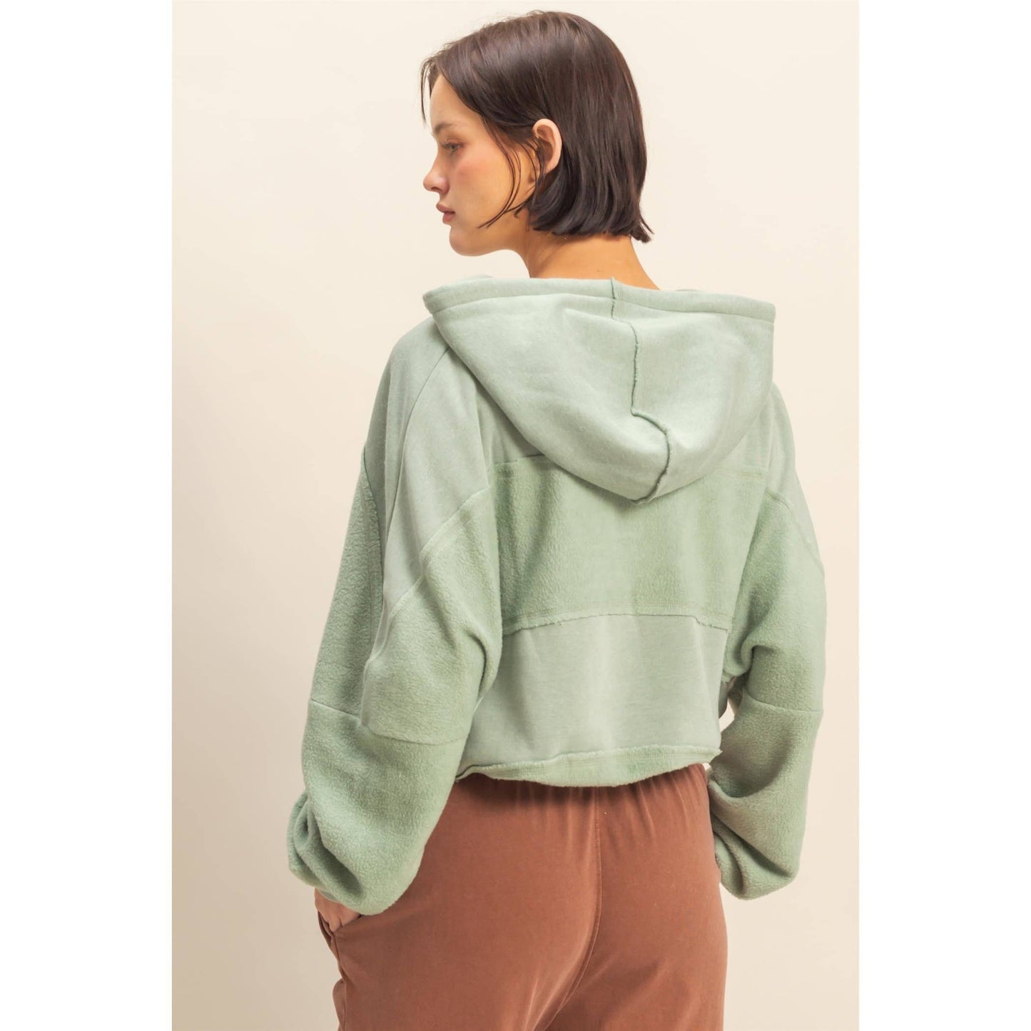 Consta Contrasting Elasticized Stitch Hoodie