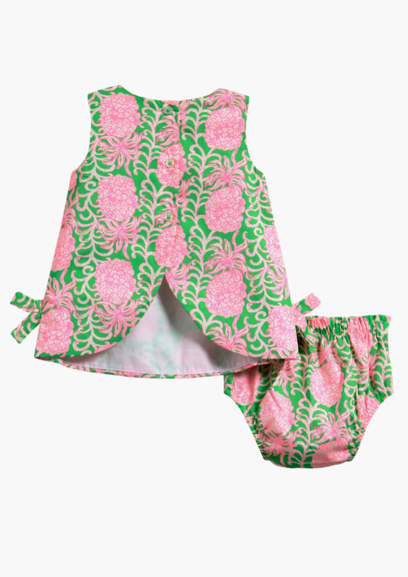 Baby Lilly Shift Fauna Green Party Like A Pineapple