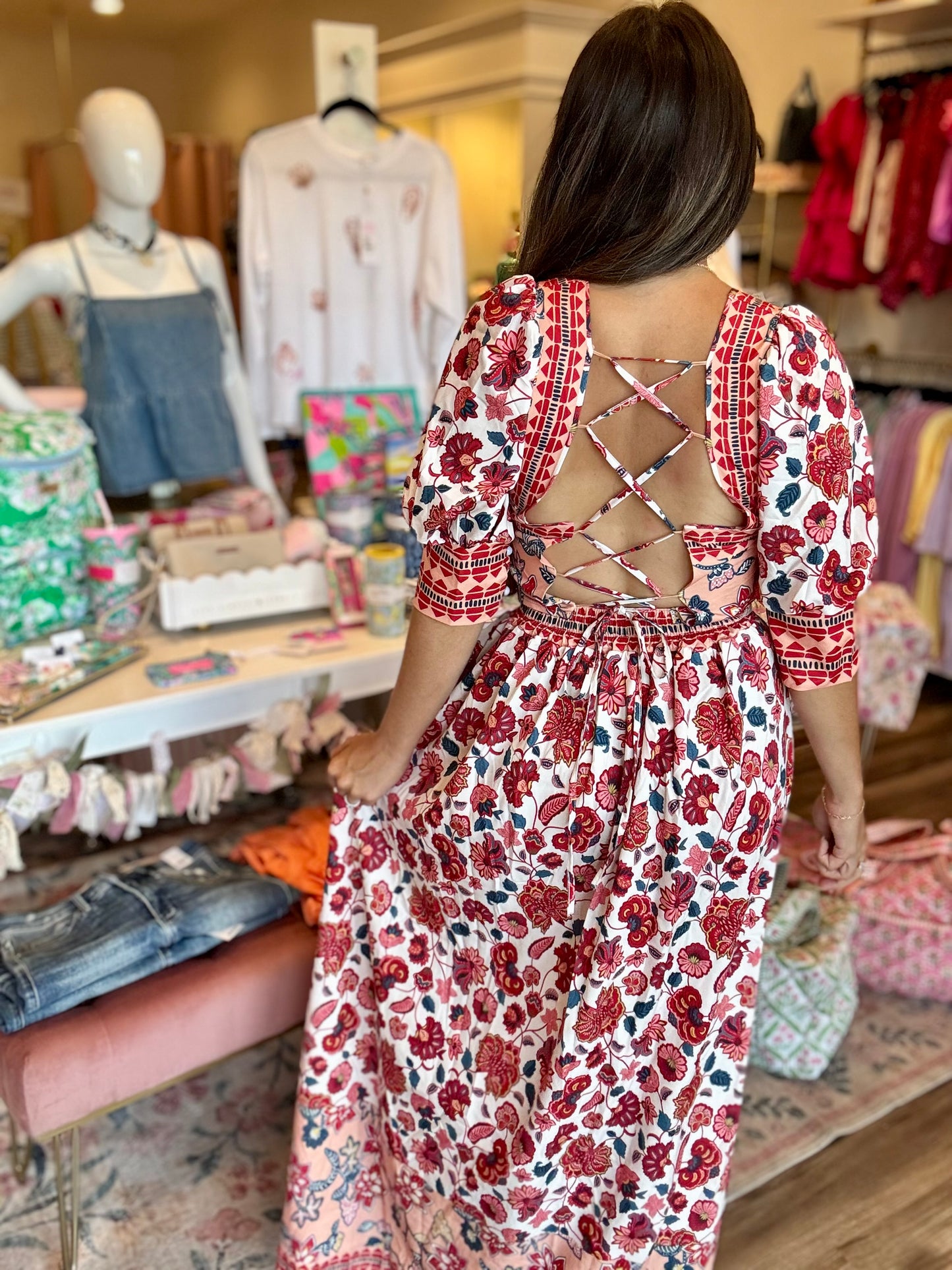 Alex Floral Top And Bottom