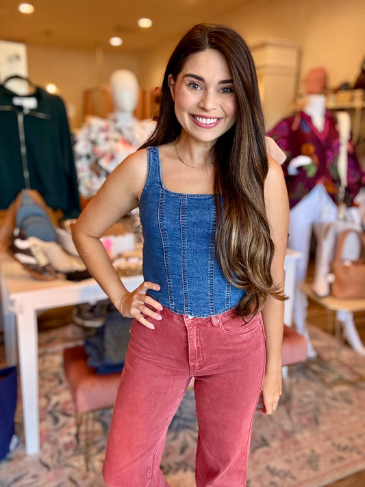 Darcy Denim Cami Tank