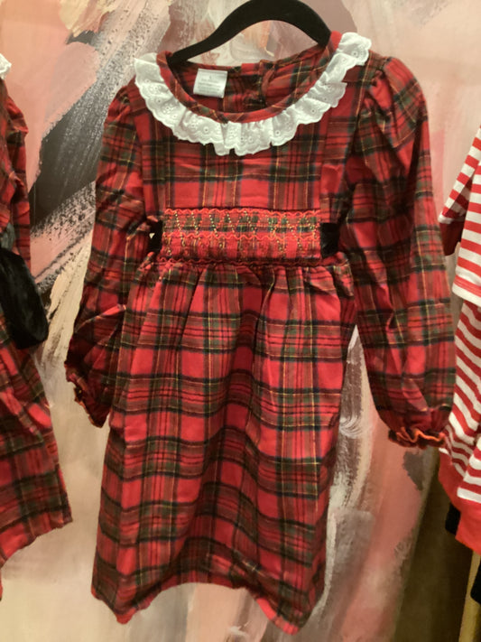 Little Girl Plaid Dress