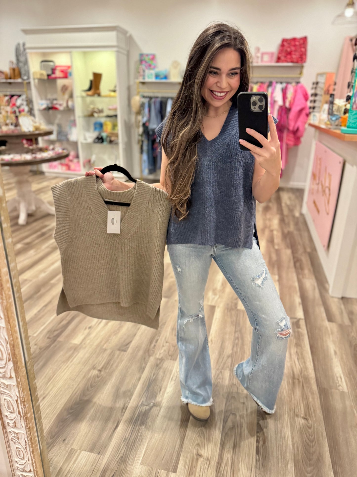 Oversize Sweater Vest