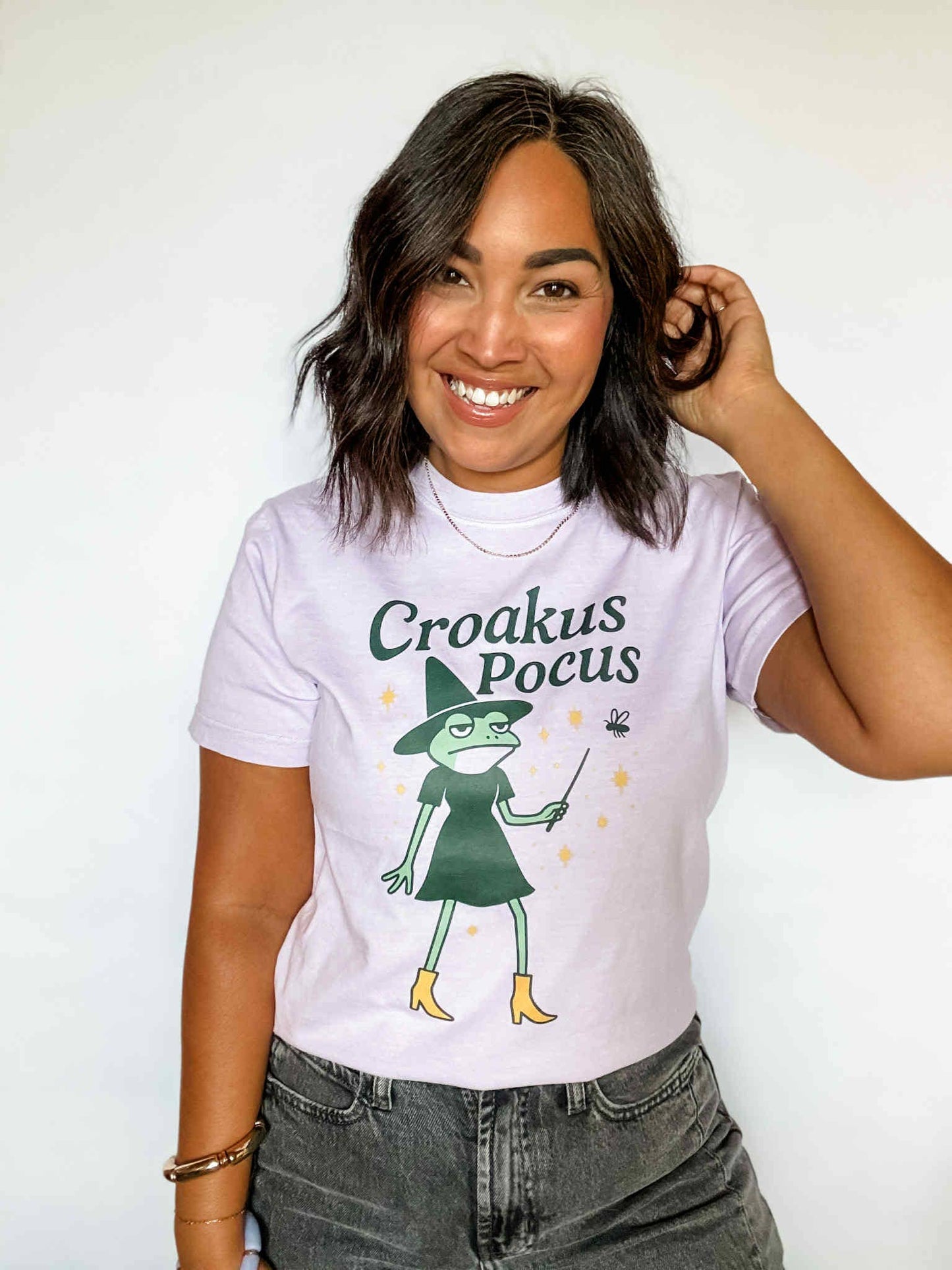 Witch Frog Halloween Shirt, Halloween Tee