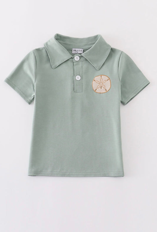 Little Boy Sand Dollar Polo