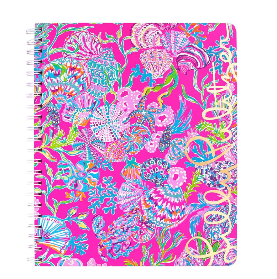 Lilly Pulitzer Large Notebook Shell Me Something Good