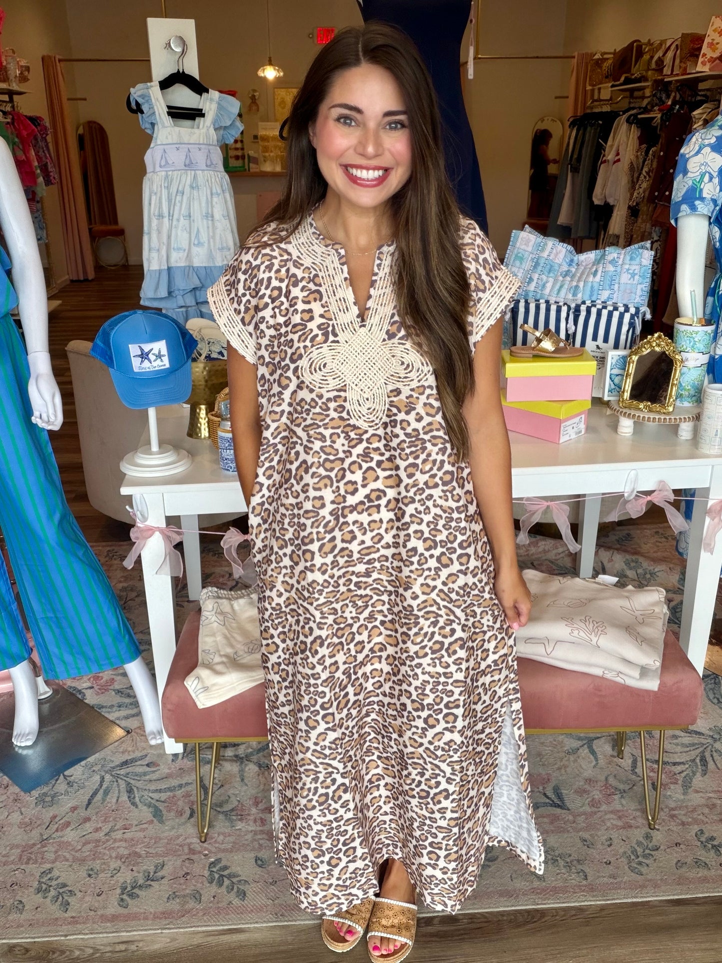 Leslie Leopard Dress
