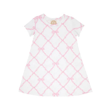 The Beaufort Bonnet Company Polly Play Dress Short Sleeve Bell Meade Bow