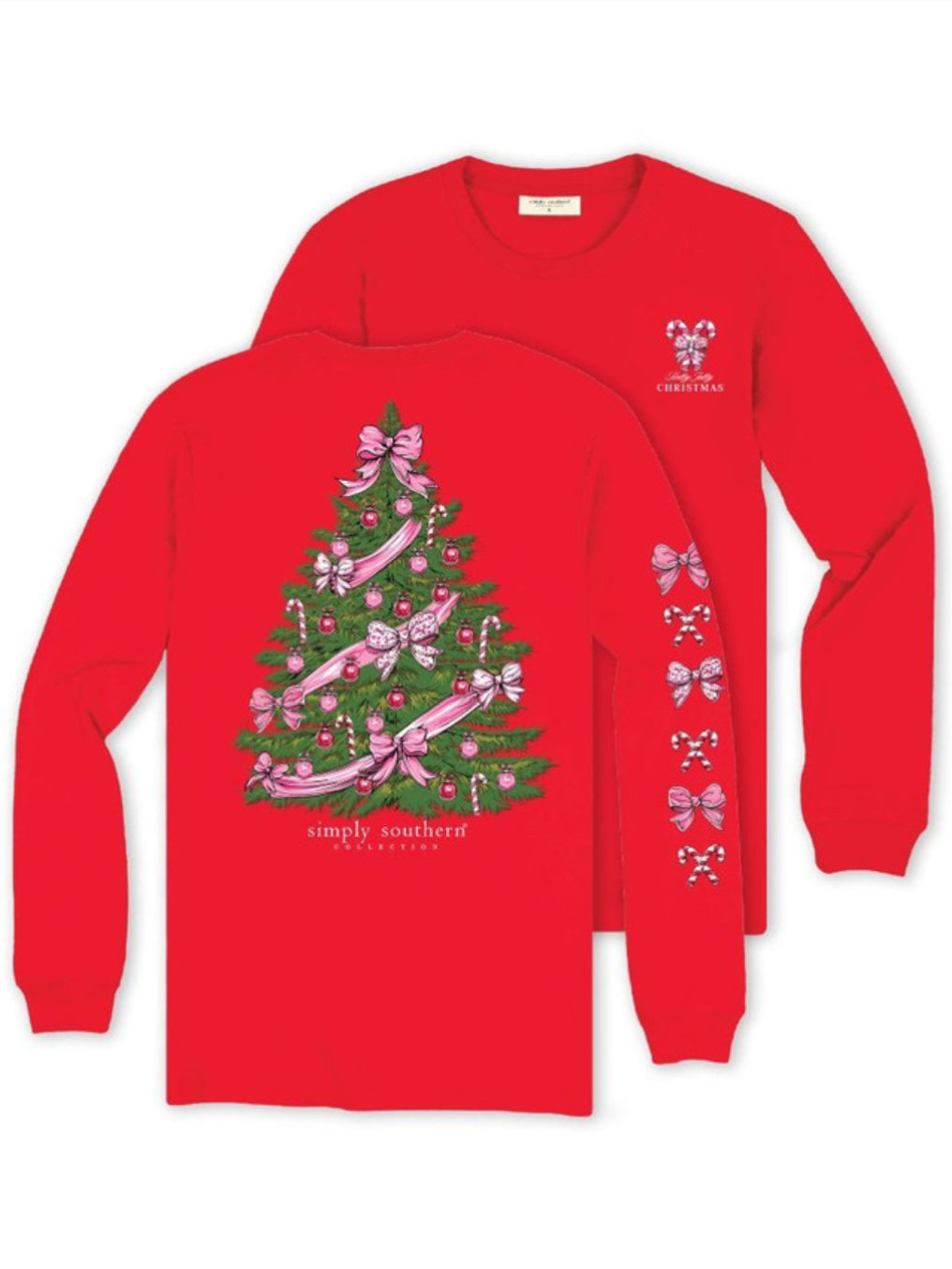 Simply Southern Red Tree Shirt