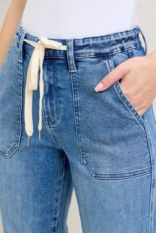 Judy Blue High Waisted Denim Jogger