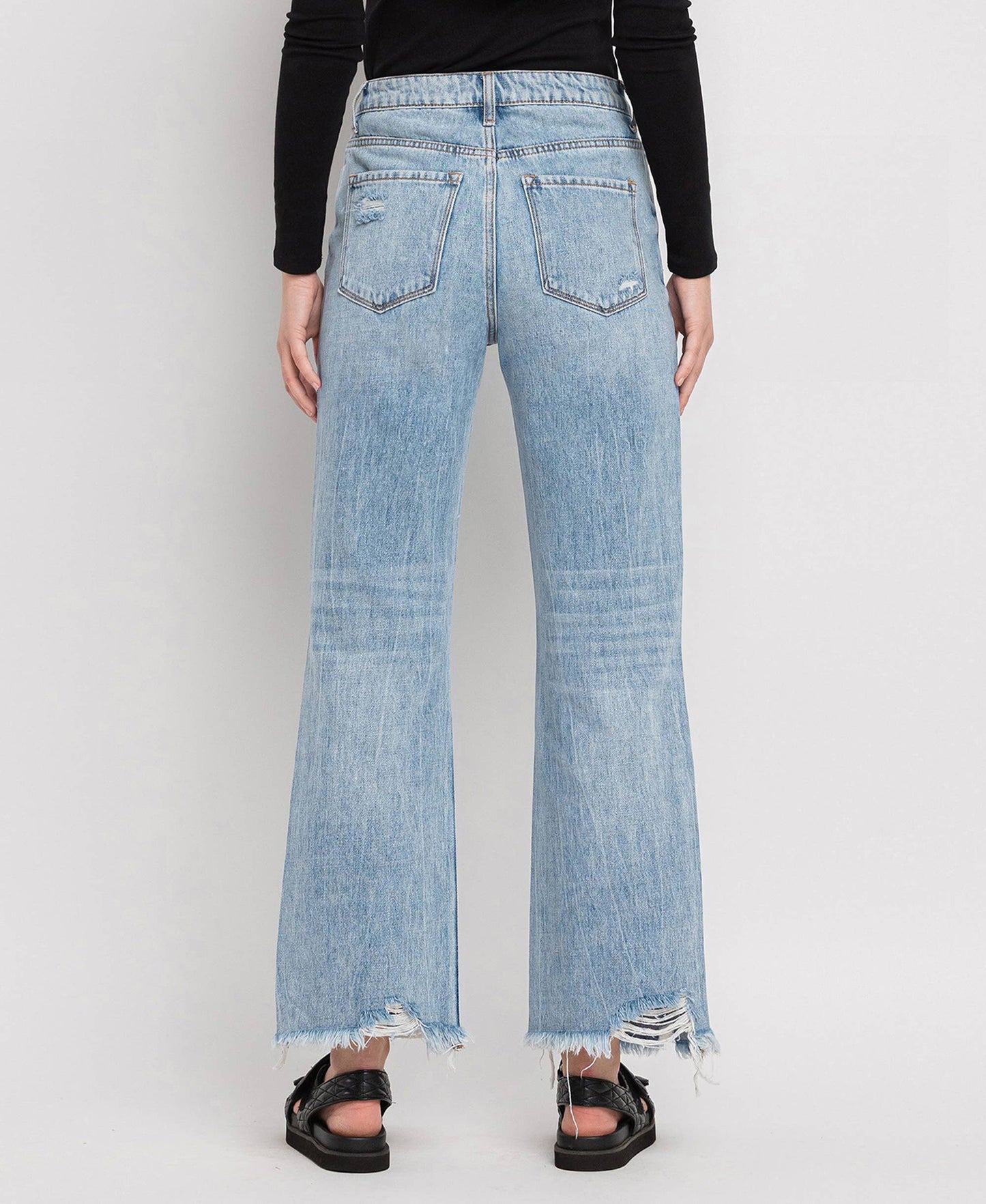 Crystal 90'S VINTAGE SUPER HIGH RISE FLARE