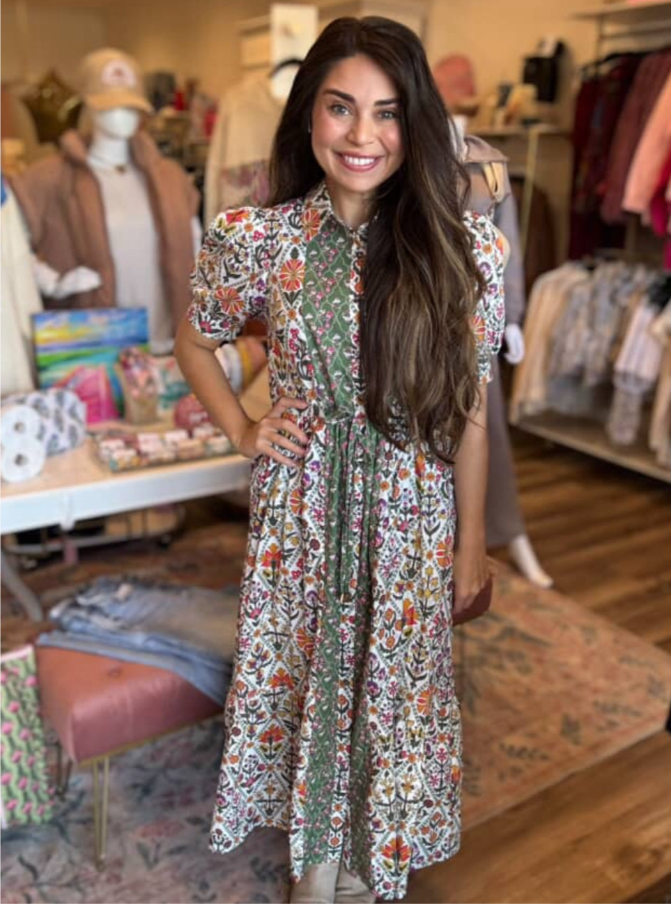Kelsey Cinch Waisted Dress