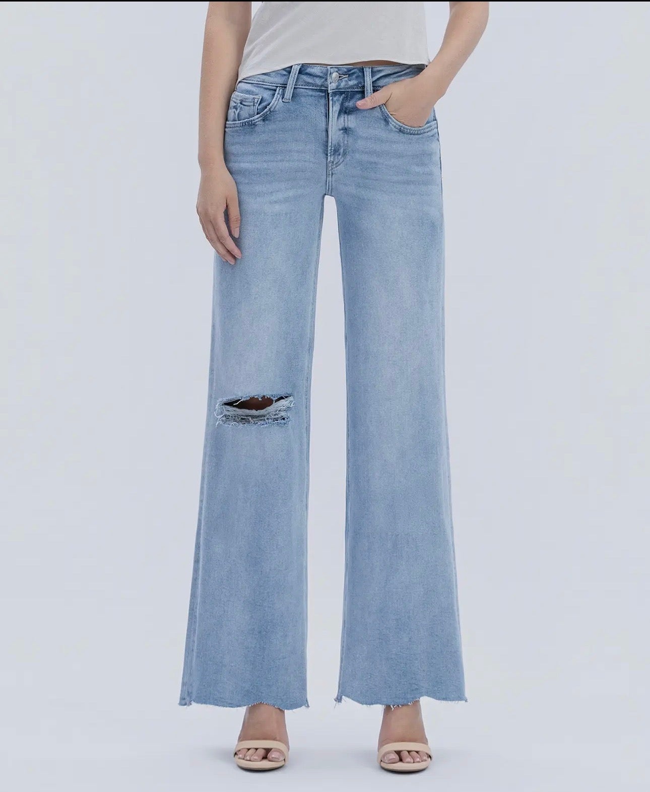 Lovervet High Rise Wide Leg Jeans