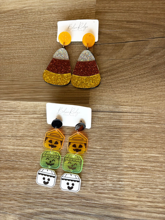 Uniquely Spooky Dangle Earring