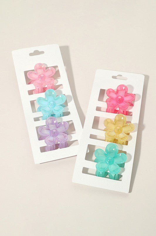 Little’s Flower Claw Clips